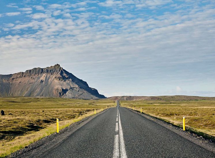Islândia, estrada para o farol Malarrif