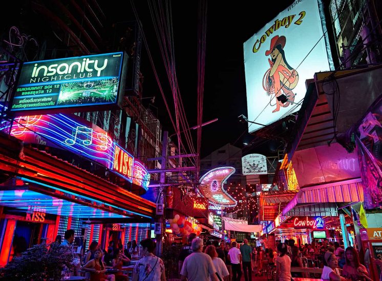 Tailândia, rua Sue Cowboy em Banguecoque